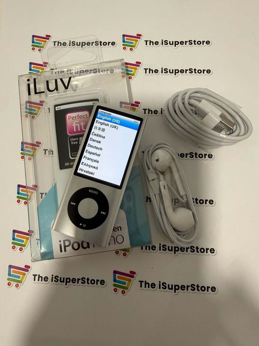 Refurbished Apple iPod Nano 5th Generation 8GB Silver New Battery 1 Yr Warranty